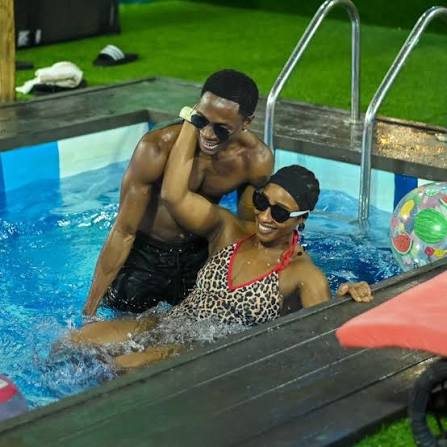 BBNaija: Tram And Sheba Kissing & Having Sex In Big Brother Naija House