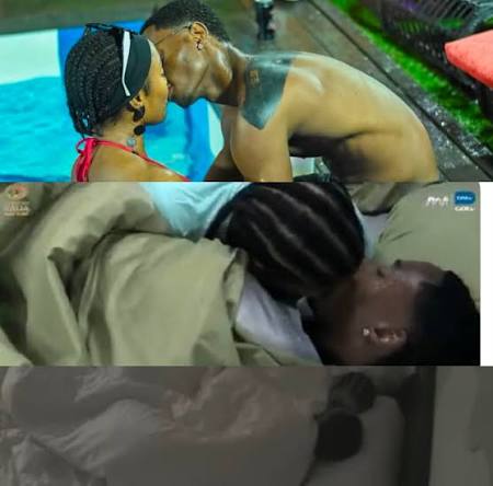 BBNaija: Tram And Sheba Kissing & Having Sex In Big Brother Naija House