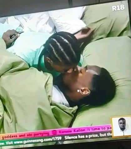 BBNaija: Tram And Oyin Having Sex In Big Brother Naija House