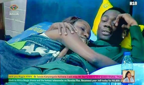 BBNaija: Tram And Oyin Having Sex In Big Brother Naija House
